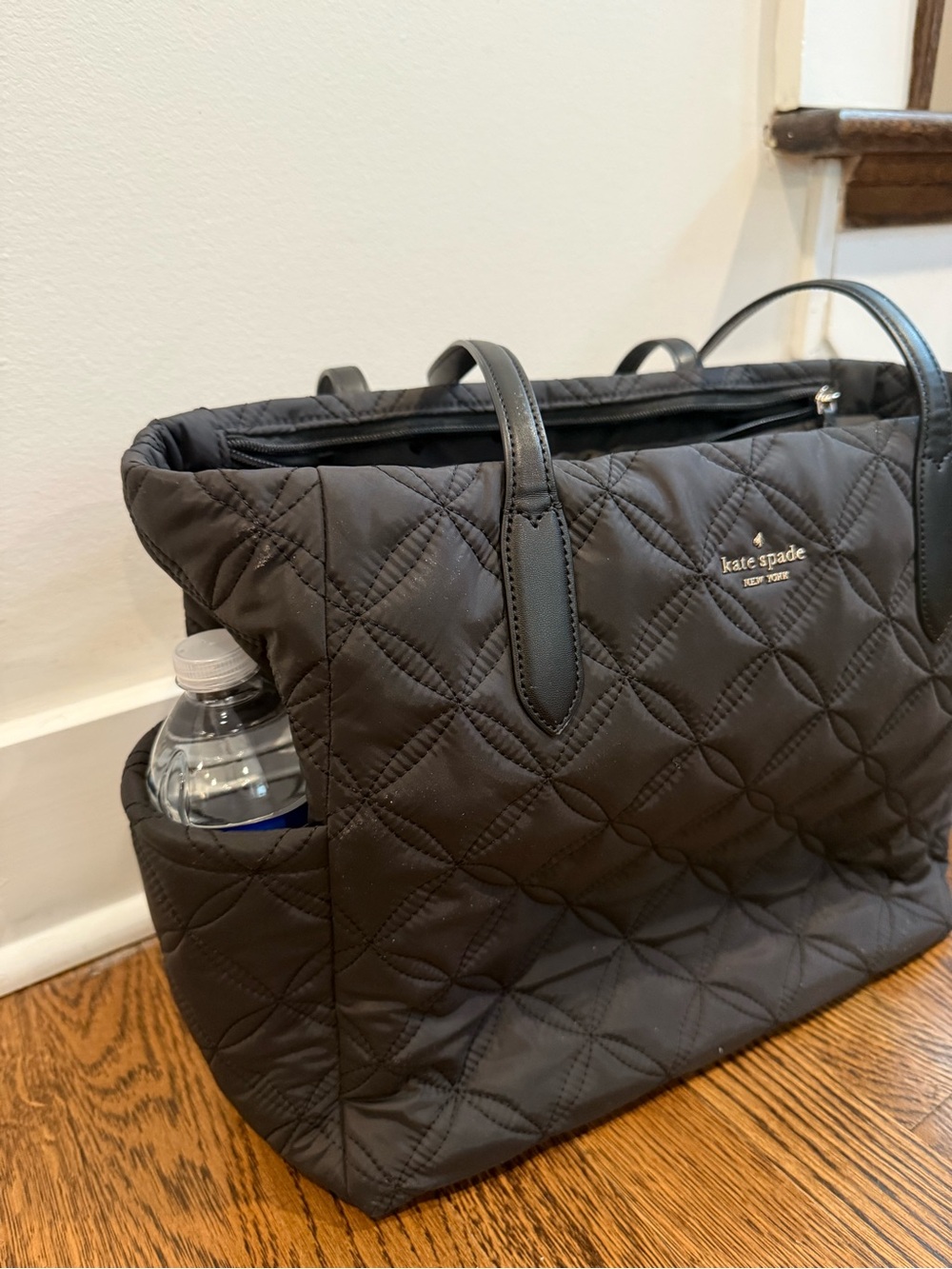 kate spade Quilted Black Tote Bag - Picture 9 of 9